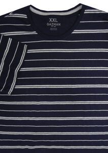 O3 GAZMAN TSHS13008 CREW STRIPE TSHIRT