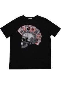 N4 CHARCOAL KS13061 POKERSKULL TSHIRT