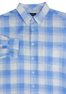 O3 GAZMAN LSHS13031 LINEN CHECK LS