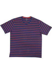D3 GAZ MAN TSHS13015 STRIPE VNECK TSHIRT