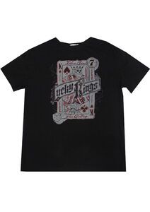 D3 CHARCOAL KS13066 LUCKY KINGS TSHIRT
