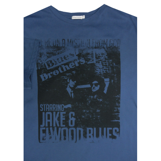 24 CHARCOAL KS13076 BLUES BROS TSHIRT