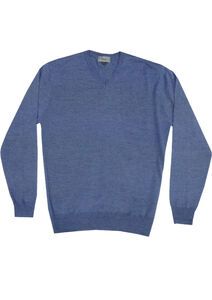 24 GREYES 33892 BASIC V NECK PULLOVER