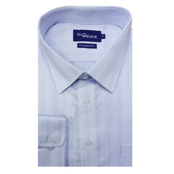 GLOWEAVE 1252L DOBBY STRIPE CONTEM FIT