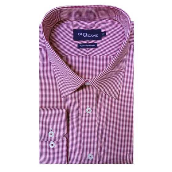 54 GLOWEAVE 1637L GINGHAM LS CA