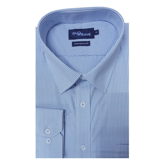 54 GLOWEAVE 1637L GINGHAM LS CA