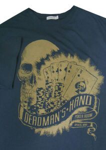 44 CHARCOAL KS14011 DEADMAN HAND TSHIRT