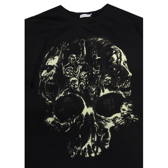 54 CHARCOAL KS14014 SKULL TSHIRT