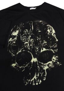54 CHARCOAL KS14014 SKULL TSHIRT
