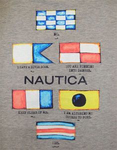 70 NAUTICA V01060 FLAG TSHIRT 9244)