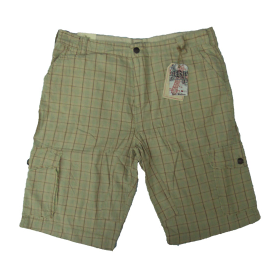 FUSION SH02007 PLAID CHECK SHORT