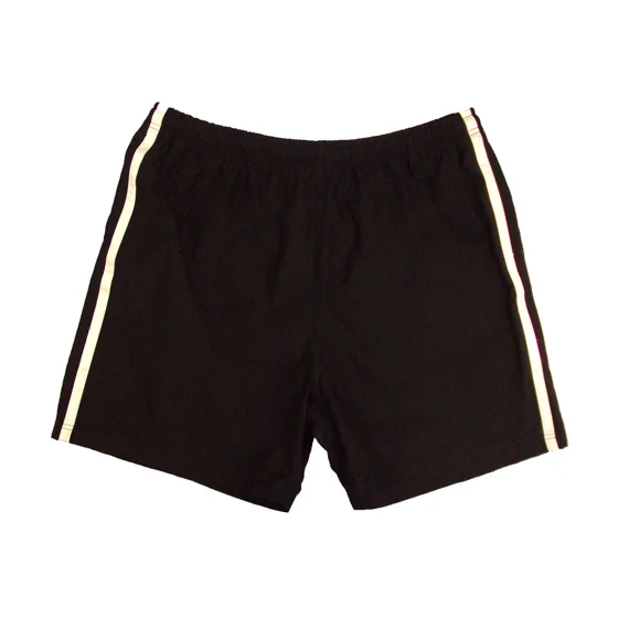 80 CHARCOAL KS1078 STRIPE RUNNER SHORT