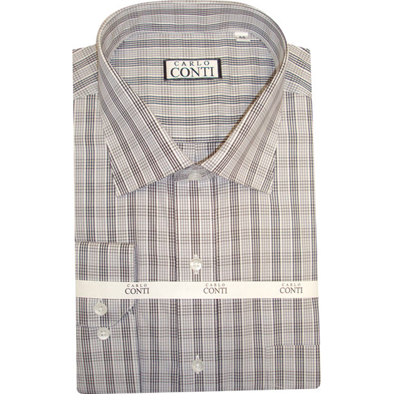 O0 CARLO CONTI 90042 CHECK TALL LS