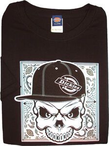80 DICKIES M1311 SKULLHAT TSHIRT (310)