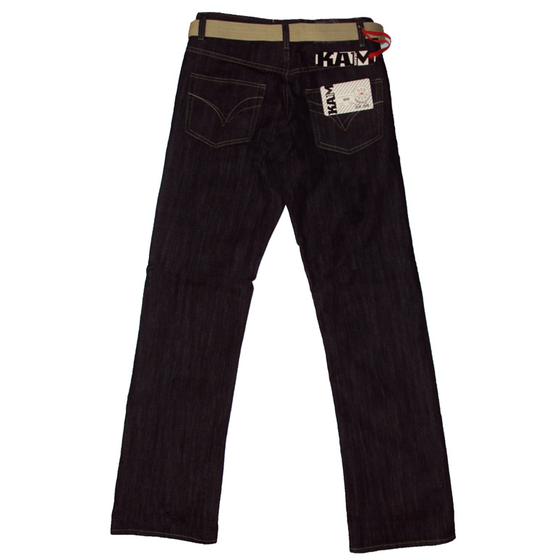 KAM JEANS 100-72  TALL RELAXED BELT JEAN