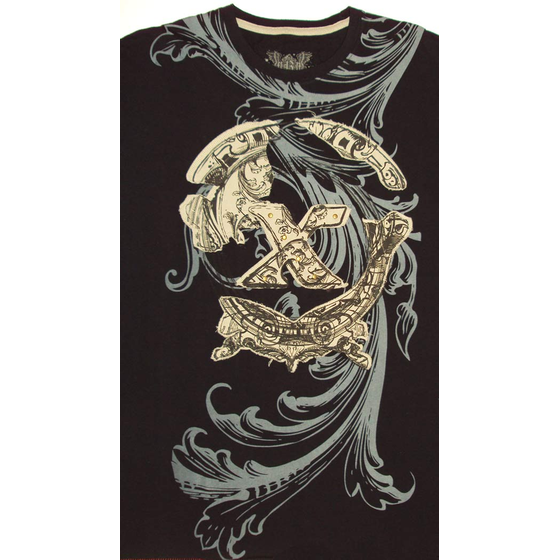 FUSION T740 FABRIC X APPLIQUE SS TEE