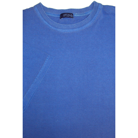 DEEP BLUE PIGMENT WASH TSHIRT