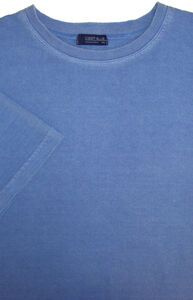DEEP BLUE PIGMENT WASH TSHIRT