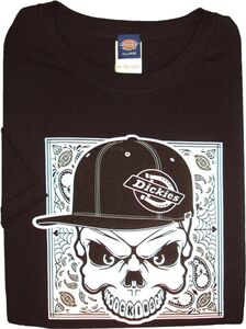 80 DICKIES M1311 SKULLHAT TSHIRT (310)