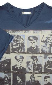 D0 CHARCOAL KS10119 SKULL PILOT TSHIRT