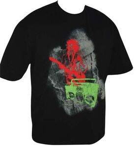 D9 ELLUSION STERO PRINT T-SHIRT 