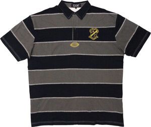 KAM JEANS 24 STRIPE SS RUGBY