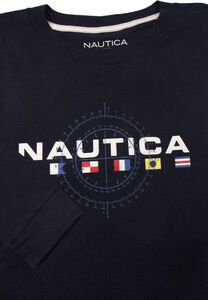 31 NAUTICA Q03204 LS FLAG TSHIRT (292)