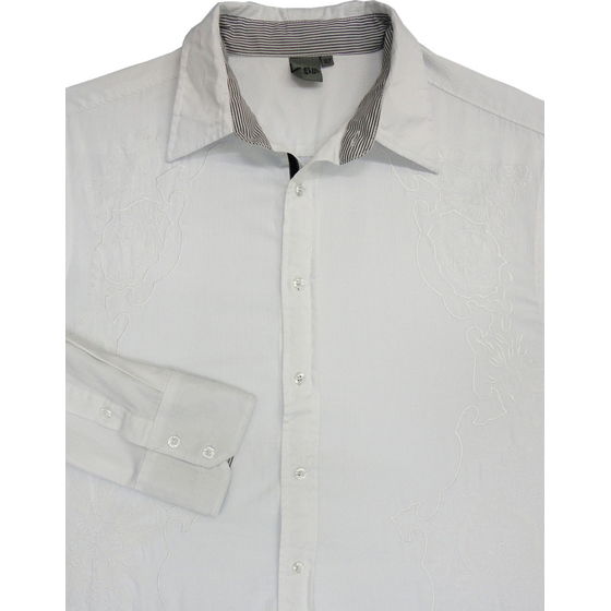 FUSION 412 SELF EMBROIDERED LS