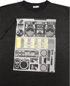 81 CHARCOAL KS11157 BEATBOX TSHIRT