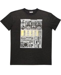 81 CHARCOAL KS11157 BEATBOX TSHIRT
