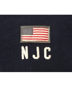 NAVY CHEST PRINT