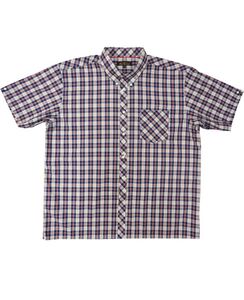 BEN SHERMAN MC1116 RED NAVY CHECK SS