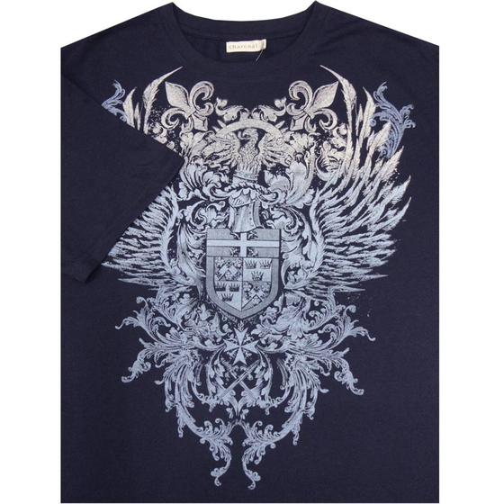 91 CHARCOAL 11166 COAT ARMS TSHIRT