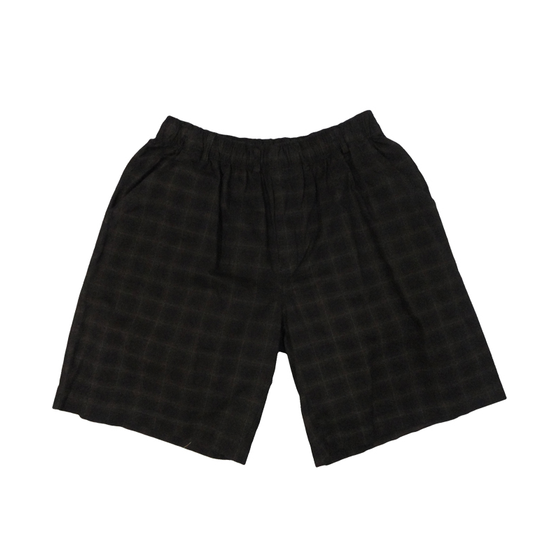 CHARCOAL KS11173A EW BIG CHECK SHORTS