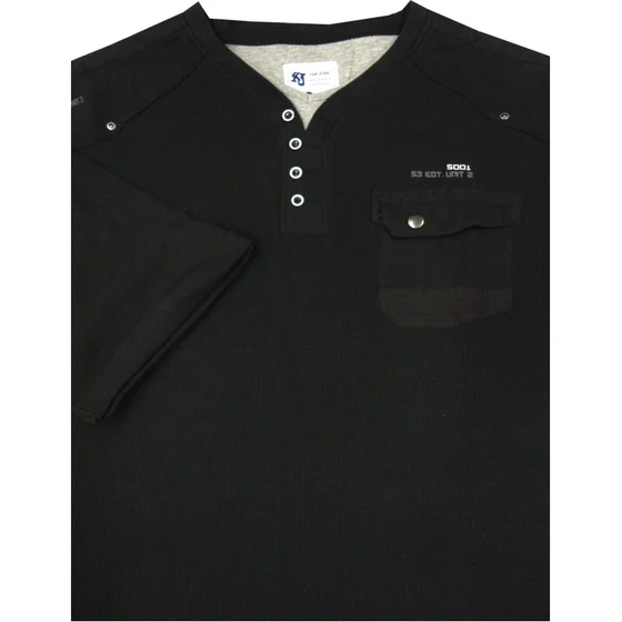 KAM JEANS 5058S WAFFLE LAYER SS TEE