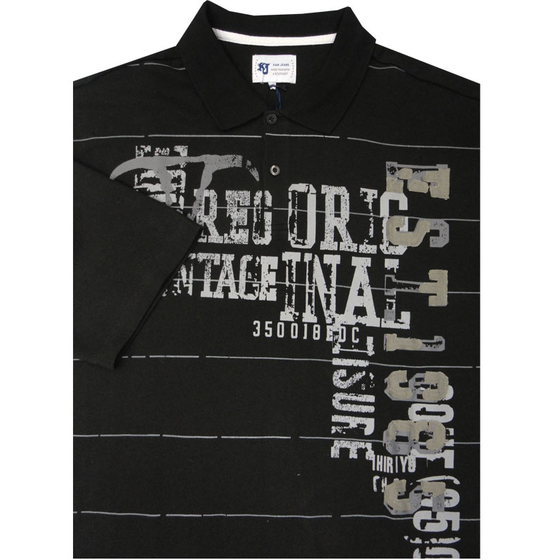 23 KAM JEANS 5080 GRAFFITTI POLO 562