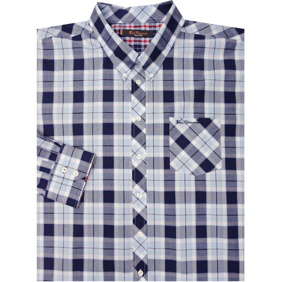 BEN SHERMAN MA048L LS CHECK SHIRT