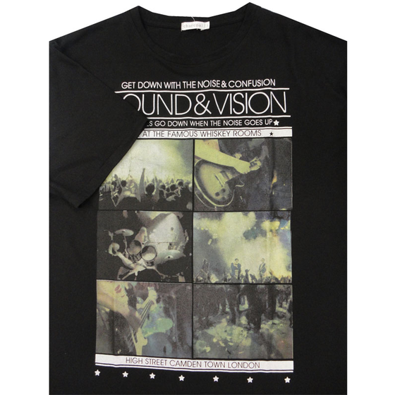 92 CHARCOAL KS12220 SOUND TSHIRT