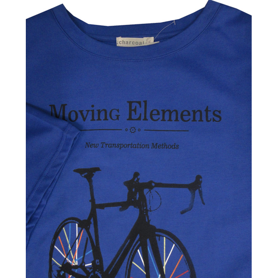 D2 CHARCOAL KS12275 ROADBIKE TSHIRT