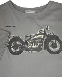 D2 CHARCOAL KS12268 SIDE MBIKE TSHIRT