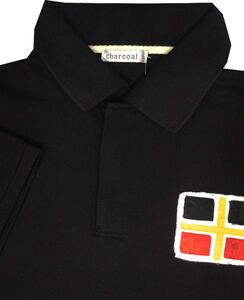 13 CHARCOAL KS12267 FLAG POLO 7432