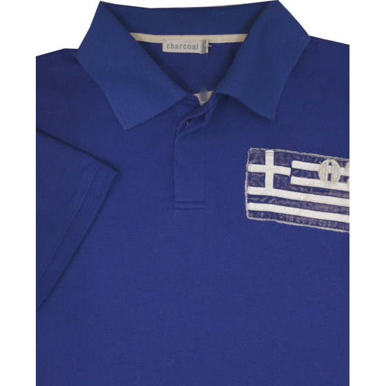 13 CHARCOAL KS12267 FLAG POLO 7432