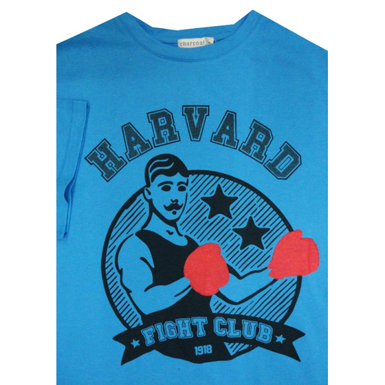 CHARCOAL 13008 HARVARD FIGHT TSHIRT