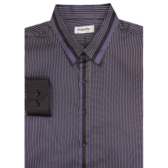 53 MAURIO 2603205 CONTRAST COLLAR LS