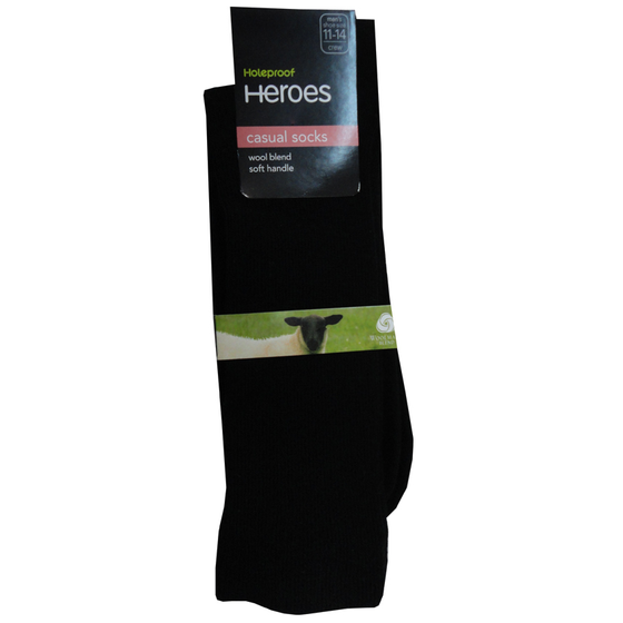 HOLEPROOF S1OO9 HEROES PLAIN WOOL