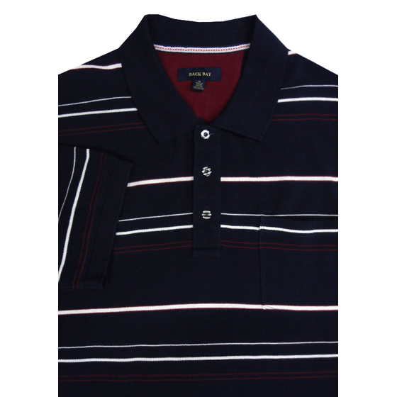 O3 BACK BAY G430109 STRIPE POLO