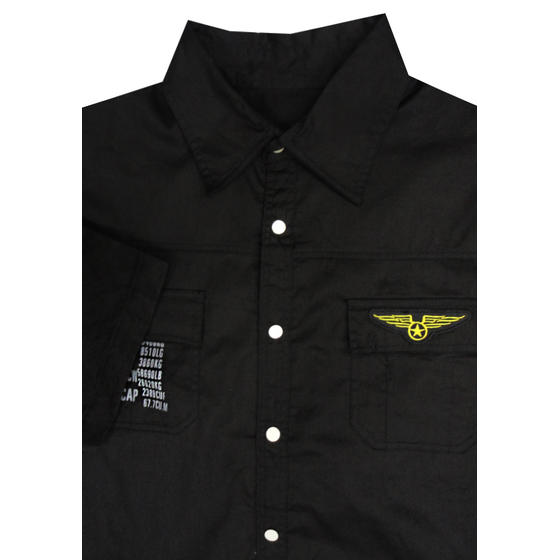 93 CHARCOAL KS13034 AIRFORCE SS SHIRT