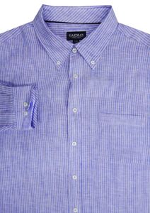 93 GAZMAN LSHS13049 LINEN STRIPE LS